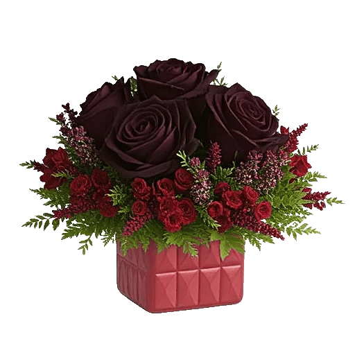 Crimson Blossom Harmony