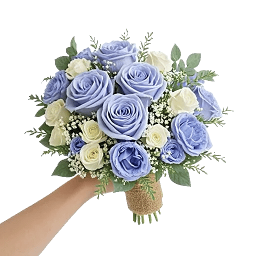 Elegant Blue Roses