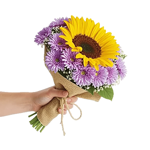 Golden Sunflower Bouquet