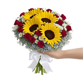 Golden Sunflower Bouquet
