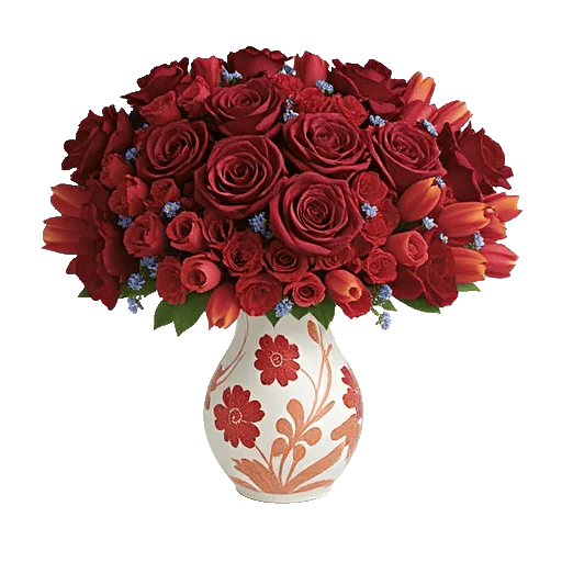 Crimson Blossom Harmony