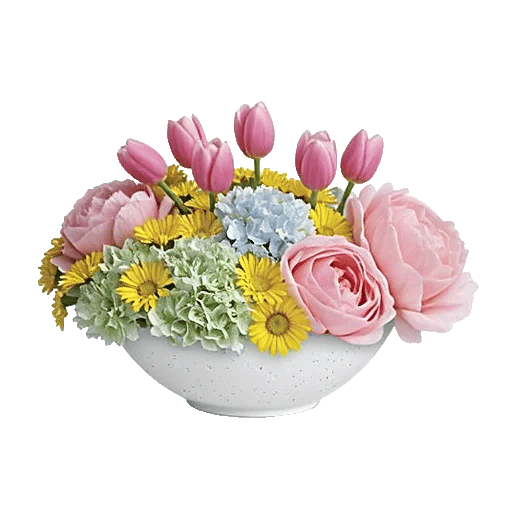 Blush Romantic Centerpiece