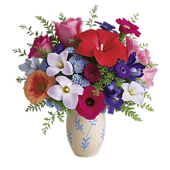 Crimson Blossom Harmony