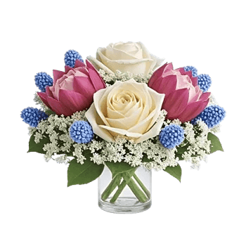 Blush Romantic Centerpiece