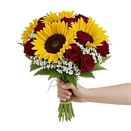 Golden Sunflower Bouquet