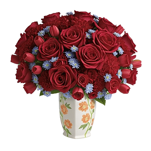 Crimson Blossom Harmony
