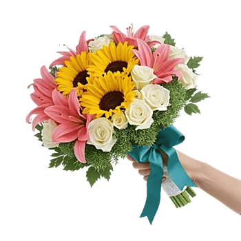 Golden Sunflower Bouquet