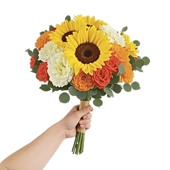 Golden Sunflower Bouquet