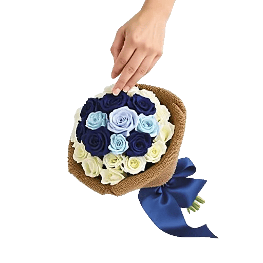 Elegant Blue Roses