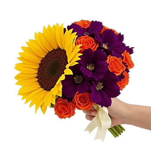 Golden Sunflower Bouquet