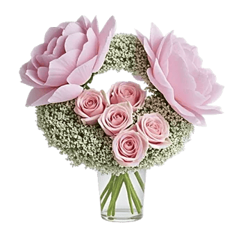 Blushing Peony Charm