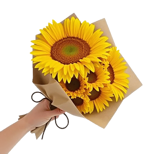 Golden Sunflower Bouquet
