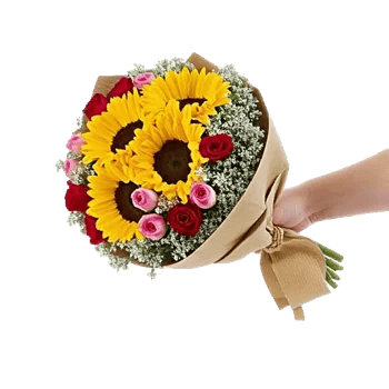 Golden Sunflower Bouquet