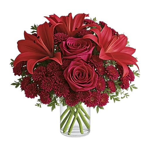 Crimson Blossom Harmony