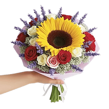 Golden Sunflower Bouquet