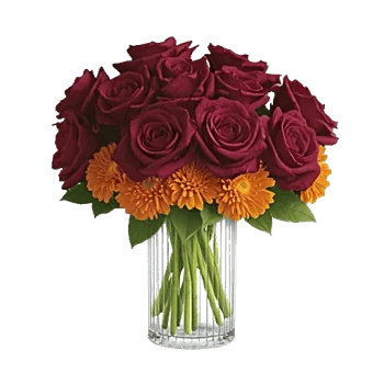 Crimson Blossom Harmony
