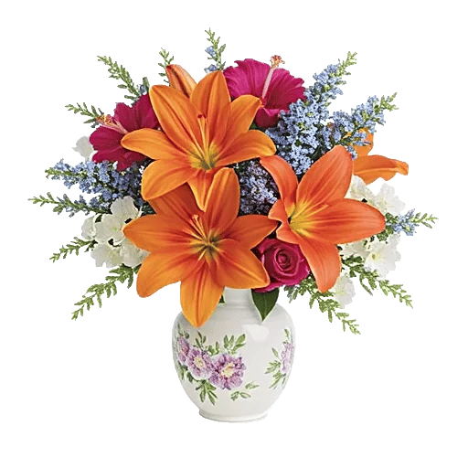 Graceful Lily Display