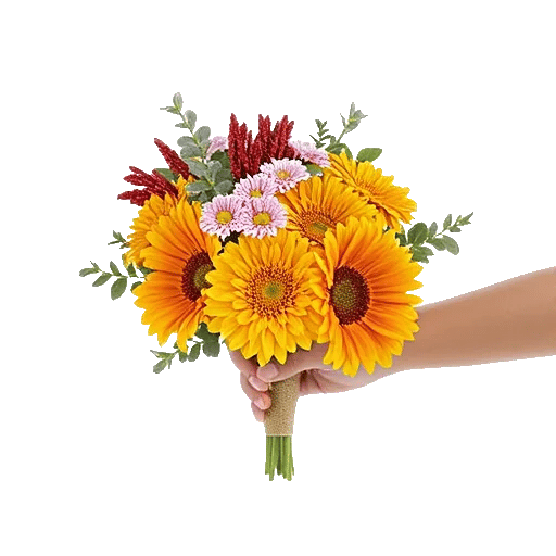 Golden Sunflower Bouquet