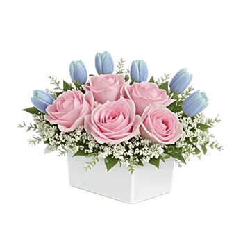 Blush Romantic Centerpiece