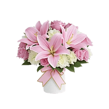 Graceful Lily Display