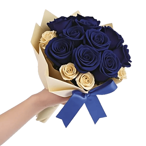 Elegant Blue Roses