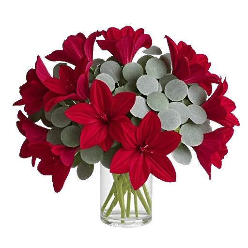 Crimson Blossom Harmony