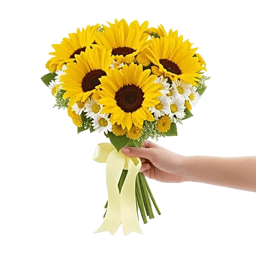 Golden Sunflower Bouquet