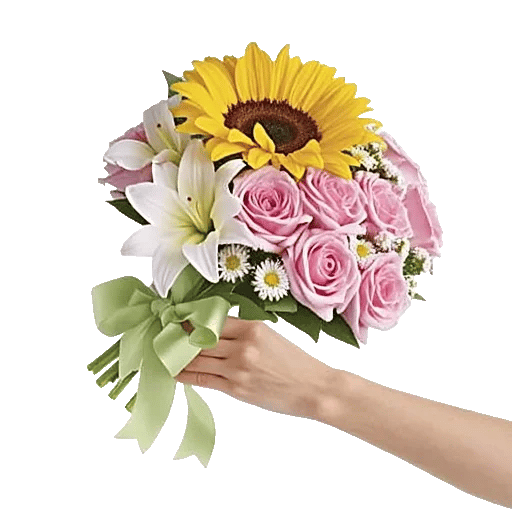 Golden Sunflower Bouquet