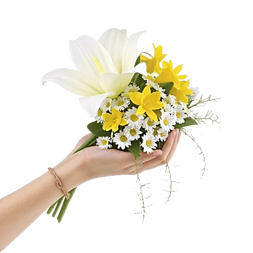 Graceful Lily Display