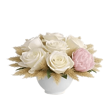 Blush Romantic Centerpiece