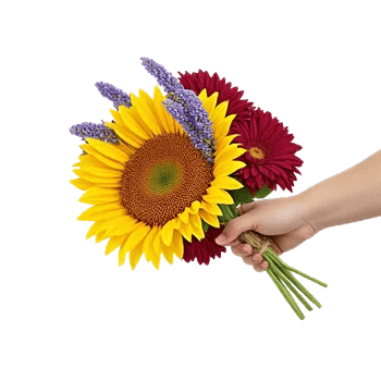 Golden Sunflower Bouquet