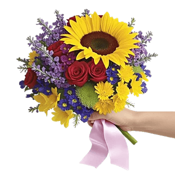 Golden Sunflower Bouquet
