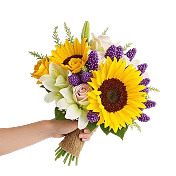 Golden Sunflower Bouquet