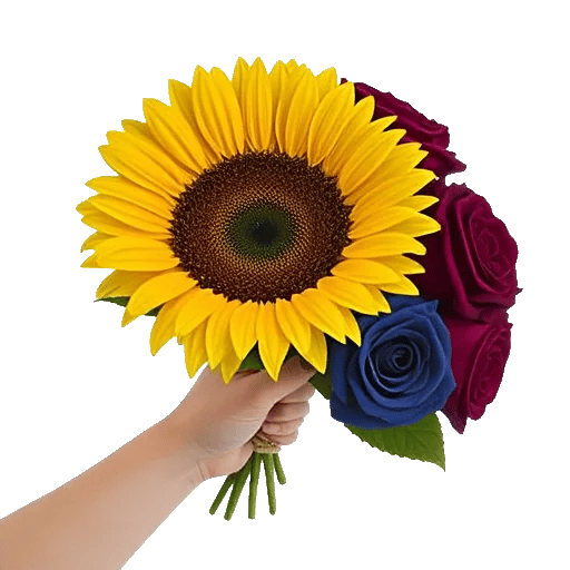 Golden Sunflower Bouquet