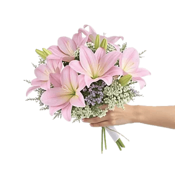 Graceful Lily Display