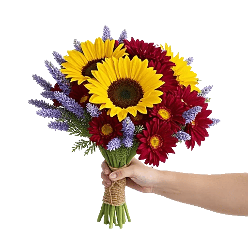 Golden Sunflower Bouquet