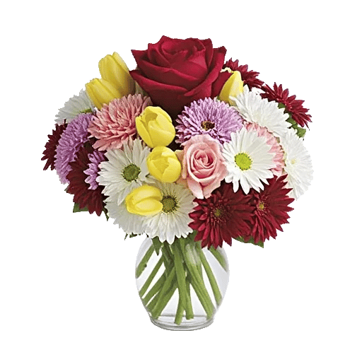 Crimson Blossom Harmony