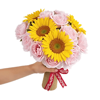 Golden Sunflower Bouquet