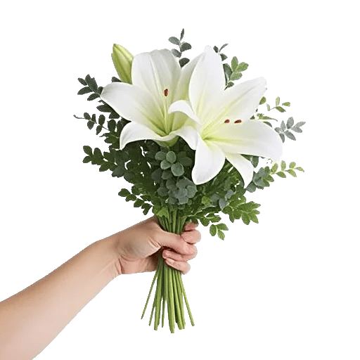 Graceful Lily Display