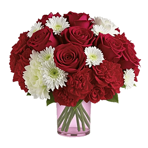 Crimson Blossom Harmony