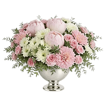 Blush Romantic Centerpiece