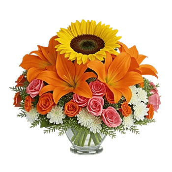 Amber Sunflower Glow
