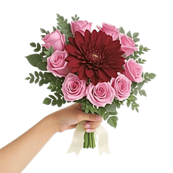 Crimson Blossom Harmony