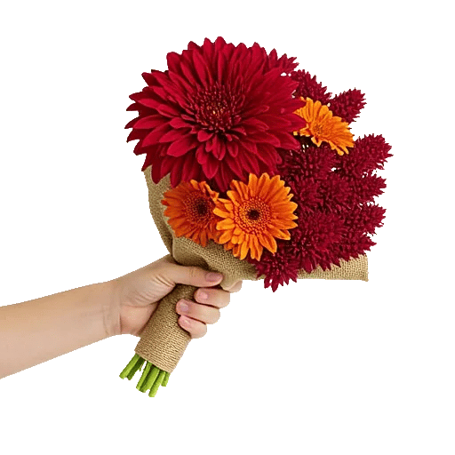 Crimson Blossom Harmony