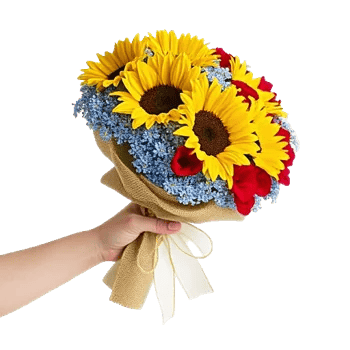 Golden Sunflower Bouquet