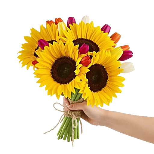 Golden Sunflower Bouquet