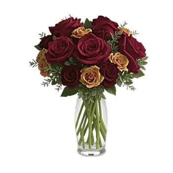 Crimson Blossom Harmony