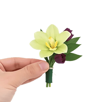 Modern White Orchids