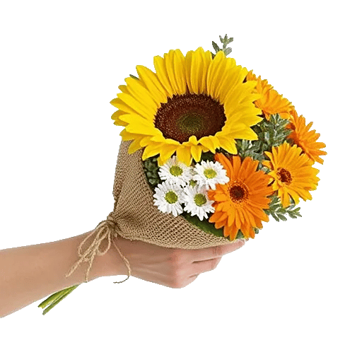 Golden Sunflower Bouquet