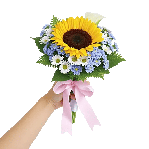 Golden Sunflower Bouquet